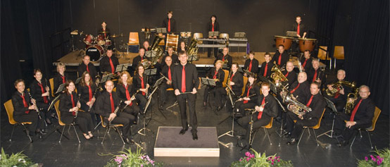 Bild des Orchesters vor dem Konzert